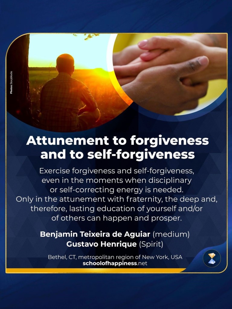 Attunement to forgiveness and to self-forgiveness