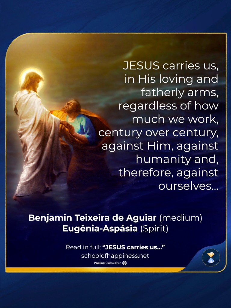 JESUS carries us...